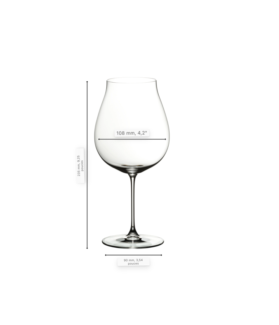 RIEDEL VERITAS NEW WORLD PINOT NOIR, NEBBIOLO & ROSÉ CHAMPAGNE GLASS