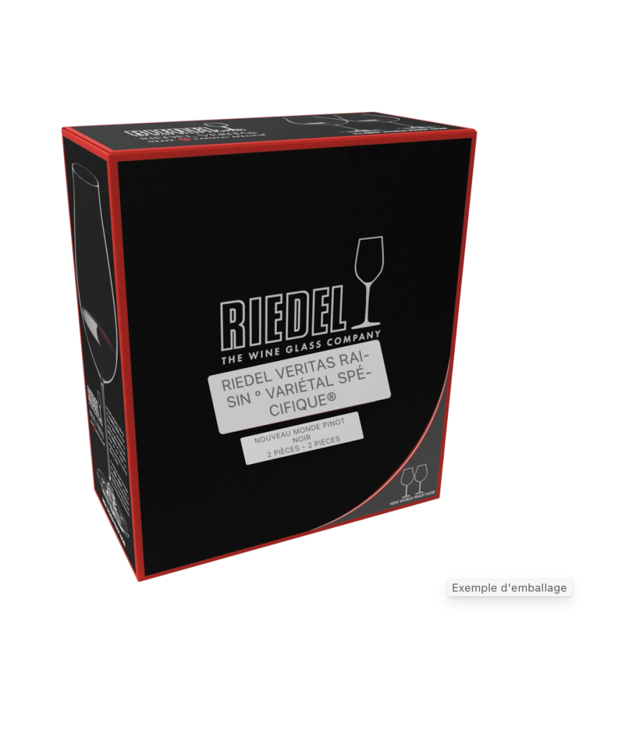 RIEDEL VERITAS NEW WORLD PINOT NOIR, NEBBIOLO & ROSÉ CHAMPAGNE GLASS