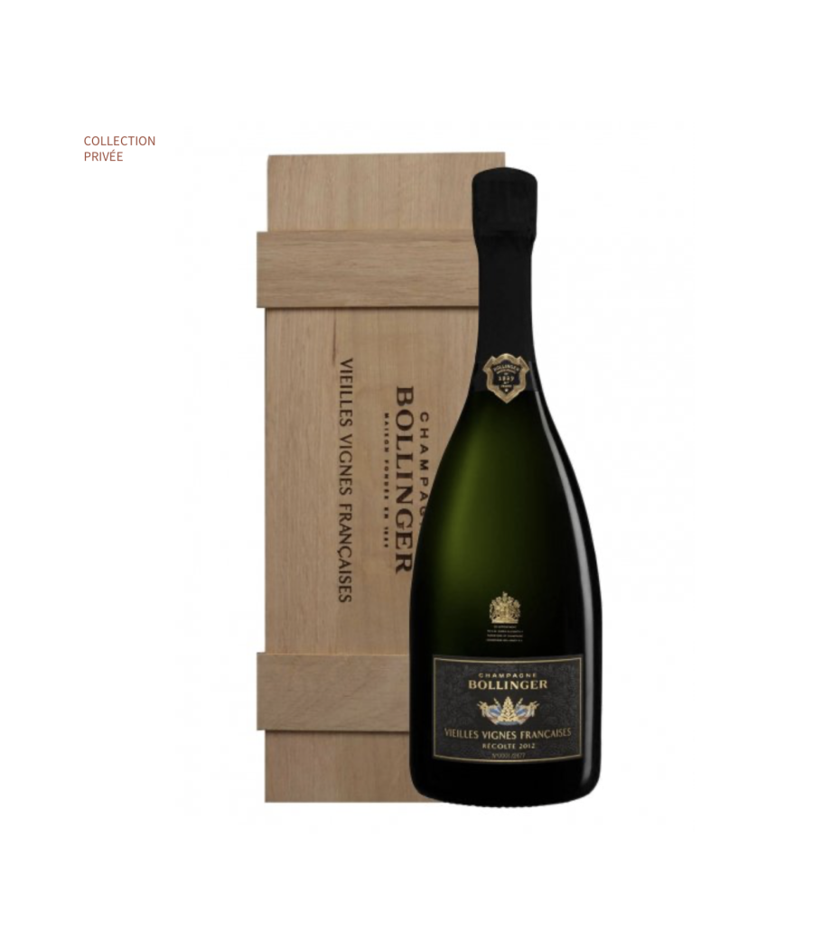 Bollinger
Vieilles Vignes Françaises 2012 | Bouteille 75CL - Caisse bois