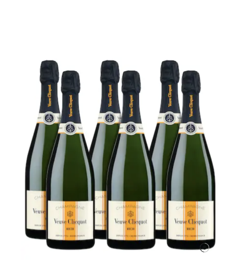 Caisse de 6 bouteilles - 75 cL Veuve Clicquot Rich