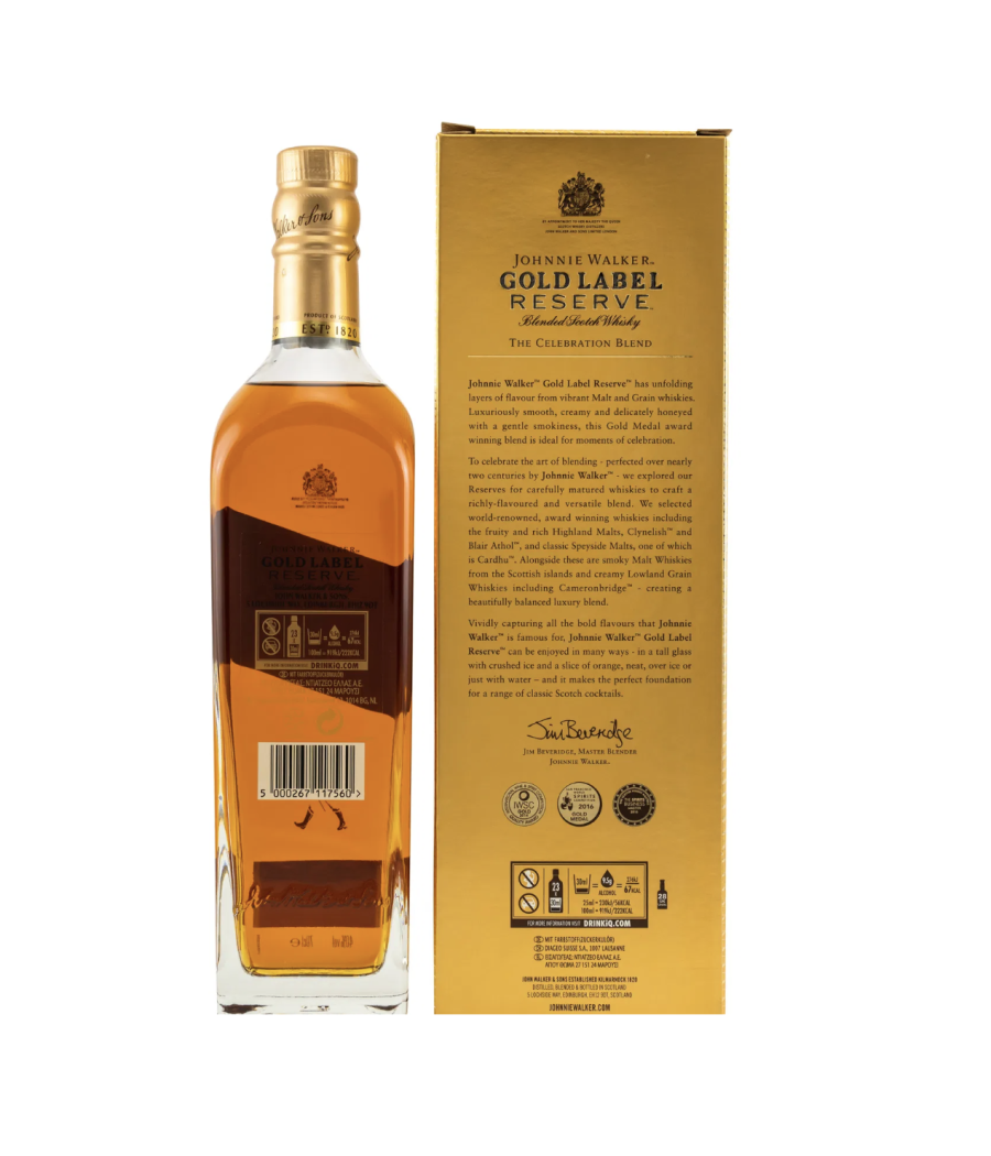 Johnnie Walker Gold Label Reserve Whisky Blend Scotch