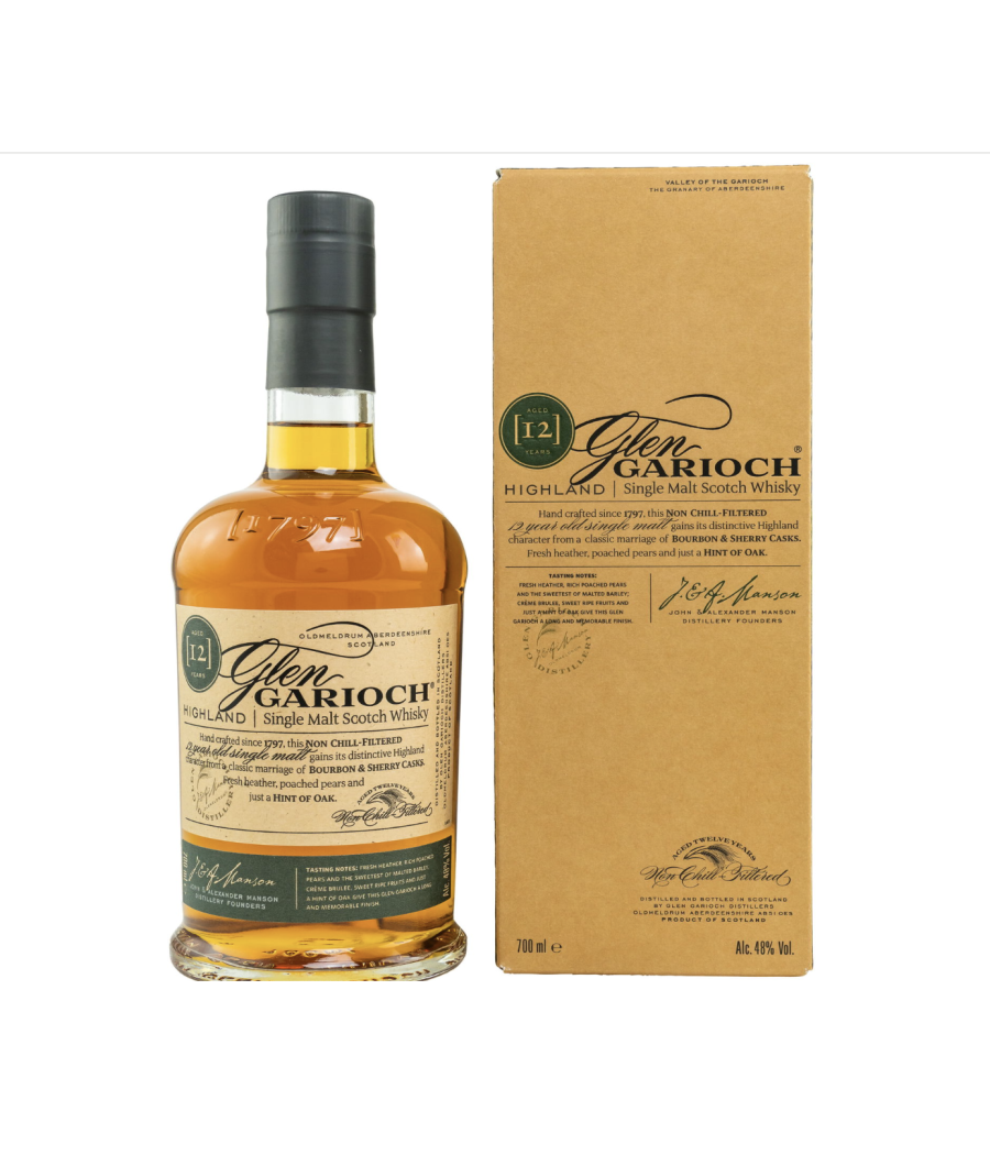 Glen Garioch 12 ans Single Malt Scotch avec étui