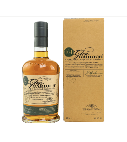 Glen Garioch 12 ans Single Malt Scotch avec étui