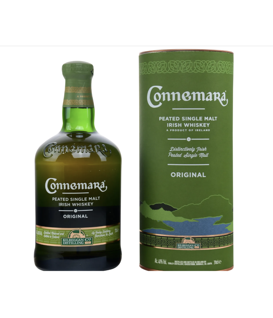 Connemara Original Peated Single Malt Whiskey avec étui