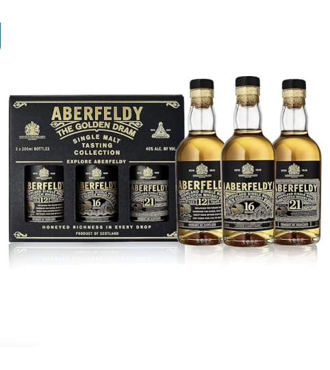 Aberfeldy Highland Scotch Single Malt Whisky Coffret Dégustation