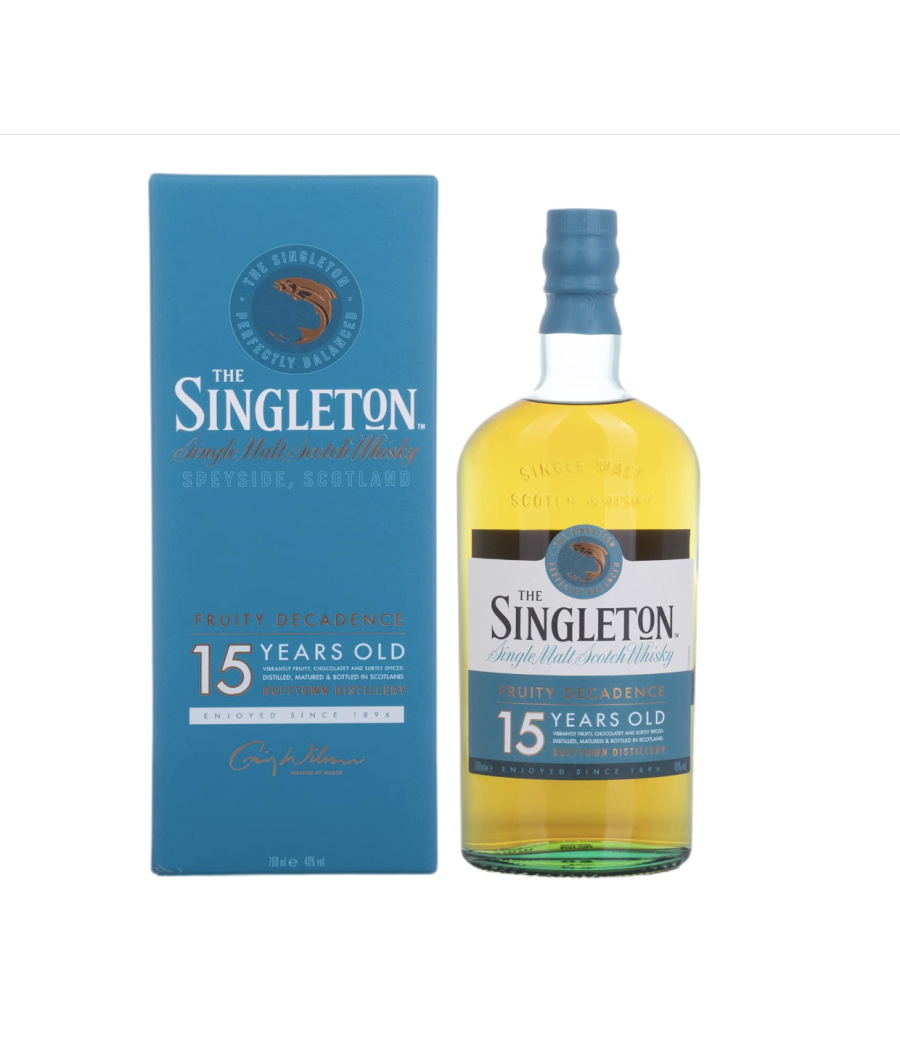 The Singleton of Dufftown Speyside Single Malt Whisky 15 Ans