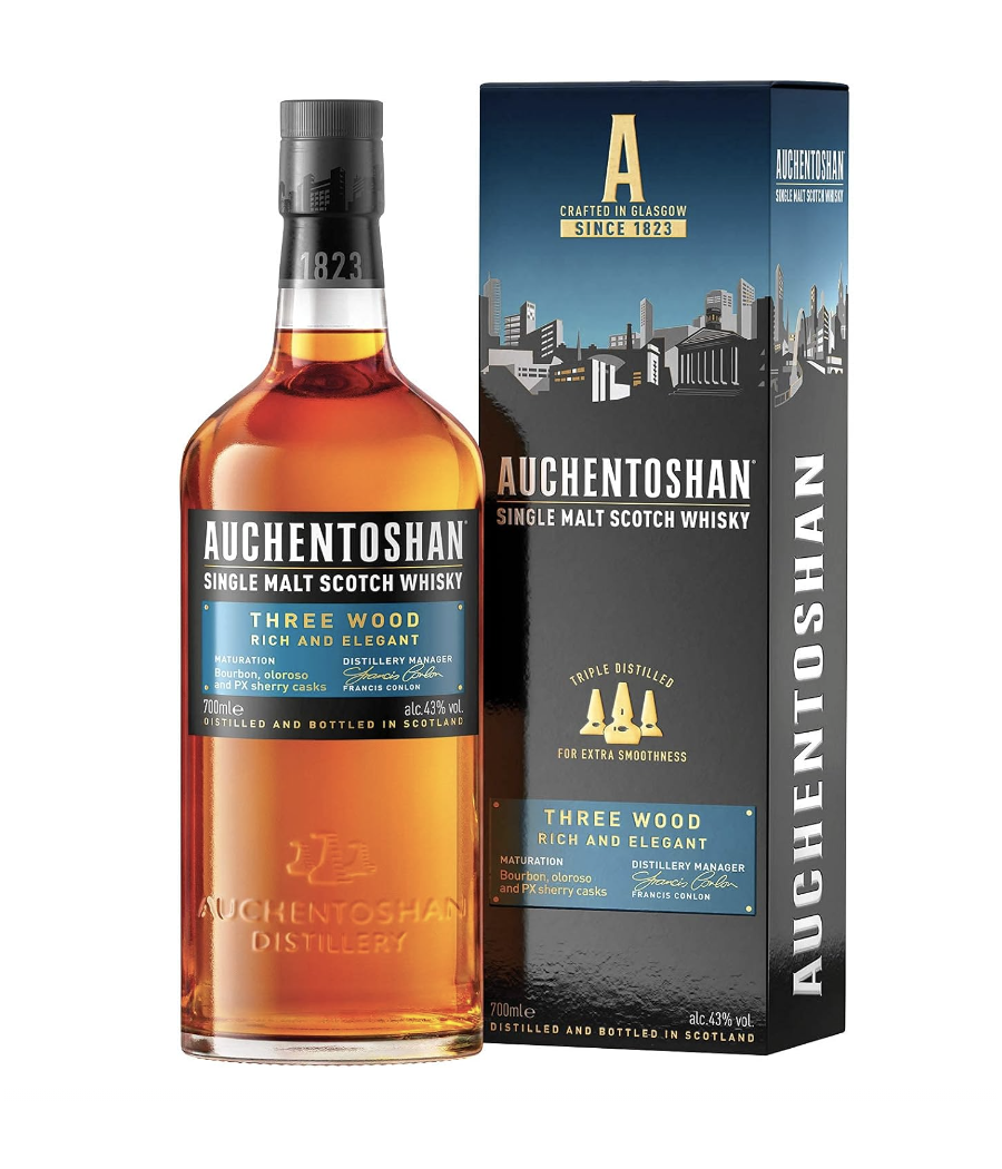 Auchentoshan Three Wood Single Malt Scotch