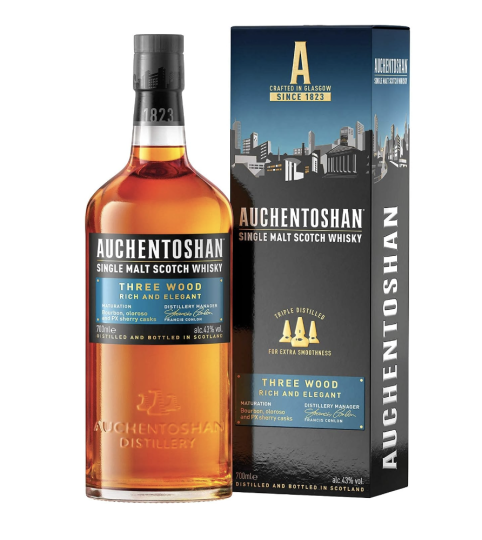 Auchentoshan Three Wood Single Malt Scotch